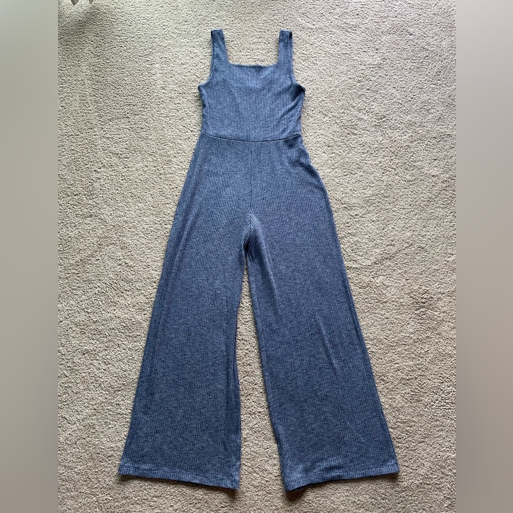 Gap wide leg knit jumpsuit